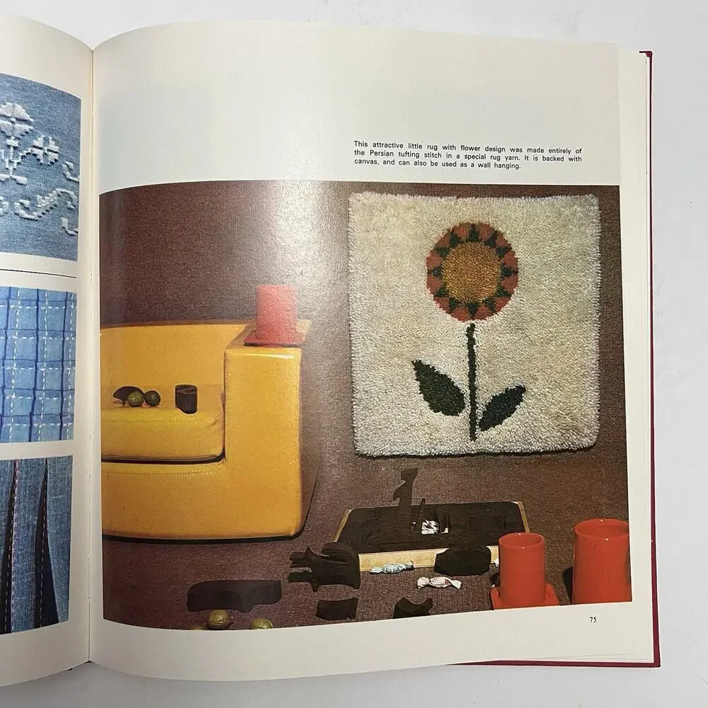 A Treasury Of Needle Arts Stitch For Stitch Thread For Thread Vintage 1974